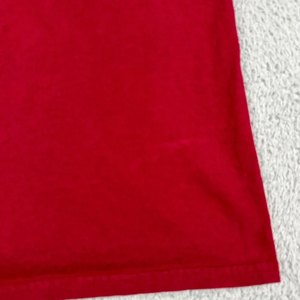 Hard Rock Cafe Shirt Large Red San Antonio Texas 1971 Alamo Short Sleeve